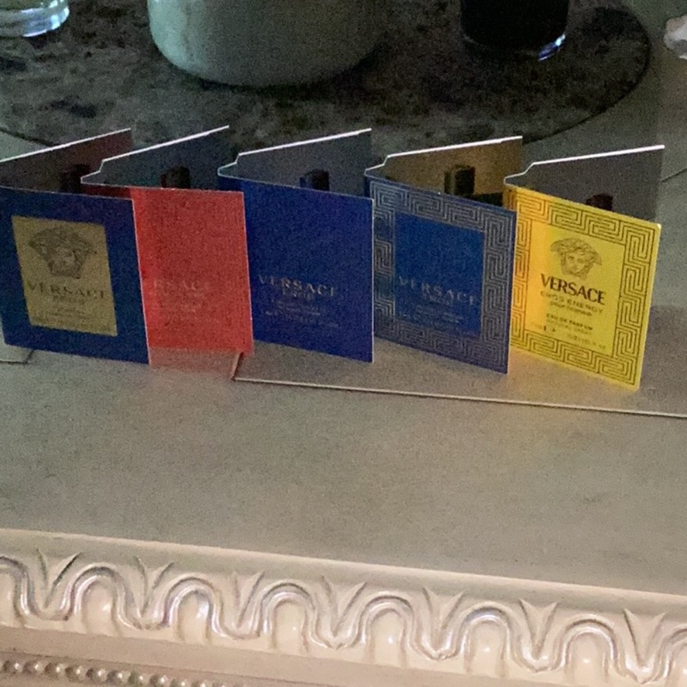 Men’s Versace sample fragrances (5) NEW